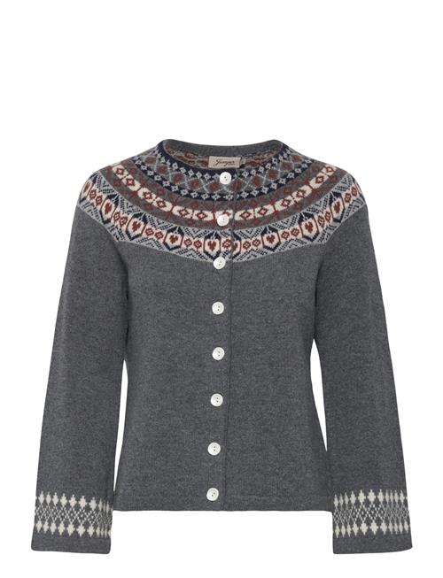 Se Jumperfabriken Vendela Cardigan Jumperfabriken Grey ved Booztlet