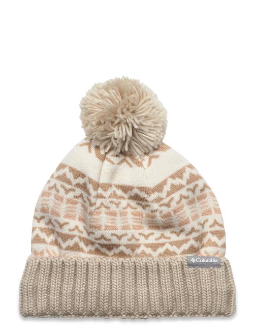 Se Columbia Sportswear Sweater Weather Pom Beanie Columbia Sportswear Cream ved Booztlet