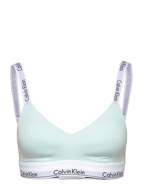 Se Calvin Klein Lght Lined Bralette Calvin Klein Green ved Booztlet