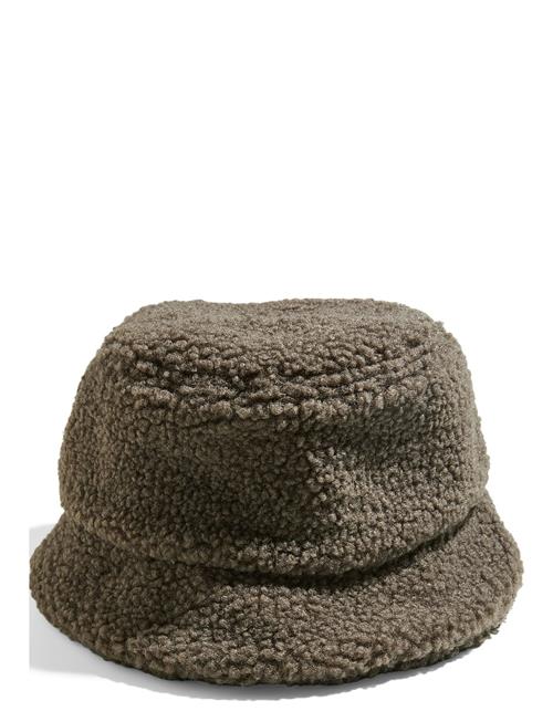 Pieces Pcsulla Teddy Bucket Hat Pieces Khaki