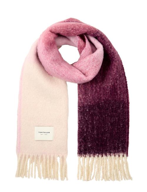 Tom Tailor Cosy Brushed Colorflow Scarf Tom Tailor Pink