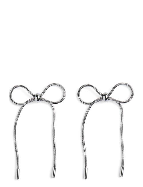 Pieces Pcpernille Bow Earrings Pieces Silver