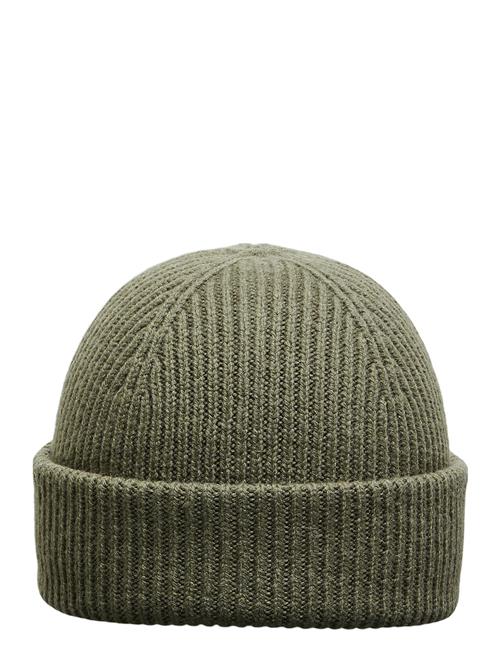 Selected Homme Slhmason Merino Sailor Wool Beanie Selected Homme Green