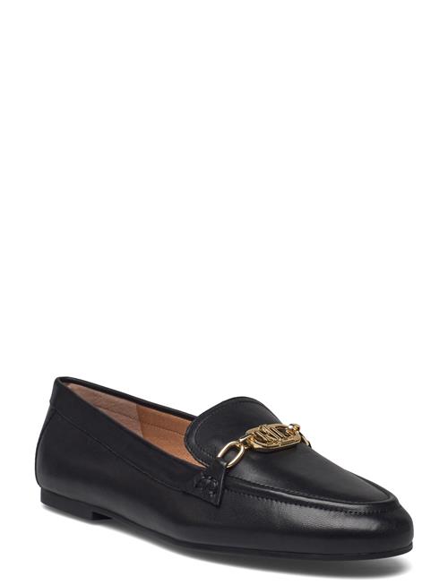 Se Lauren Ralph Lauren Averi Nappa Leather Loafer Lauren Ralph Lauren Black ved Booztlet