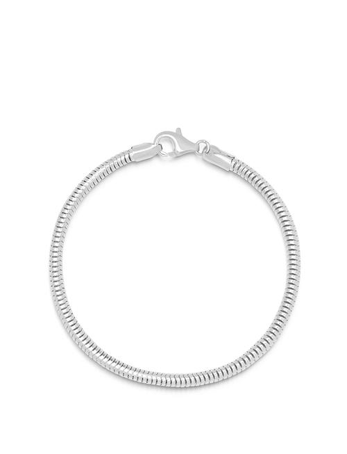 Nialaya Men's Silver Round Chain Bracelet Nialaya Silver