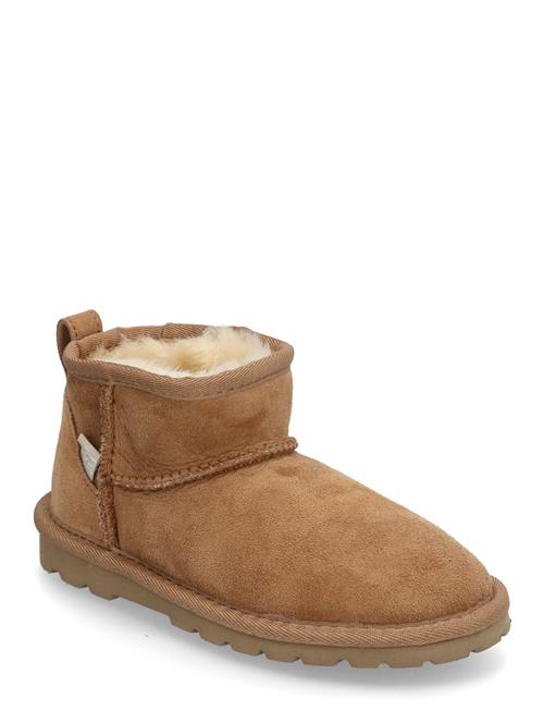 Se Rosemunde Kids Rkbrisbane Shearling Short Boots Rosemunde Kids Brown ved Booztlet