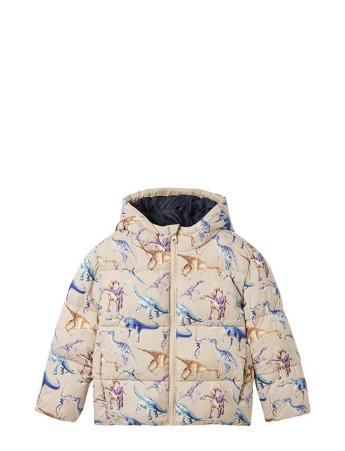 Se Tom Tailor Allover Printed Puffer Jacket Tom Tailor Patterned ved Booztlet