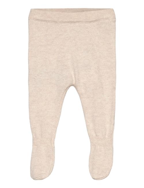 Cotton Footed Trousers Mango Beige