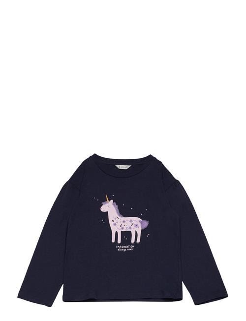 Se Mango T-Shirt Unicorn Mango Navy ved Booztlet