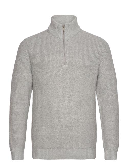 Lindbergh Stand-Up Collar Knit Lindbergh Grey