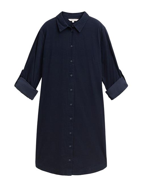 Tom Tailor Solid Corduroy Dress Tom Tailor Navy