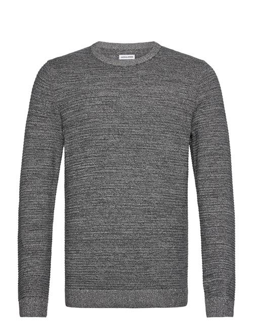 Se Jack & Jones Jjotto Knit Crew Neck Ln Jack & J S Grey ved Booztlet