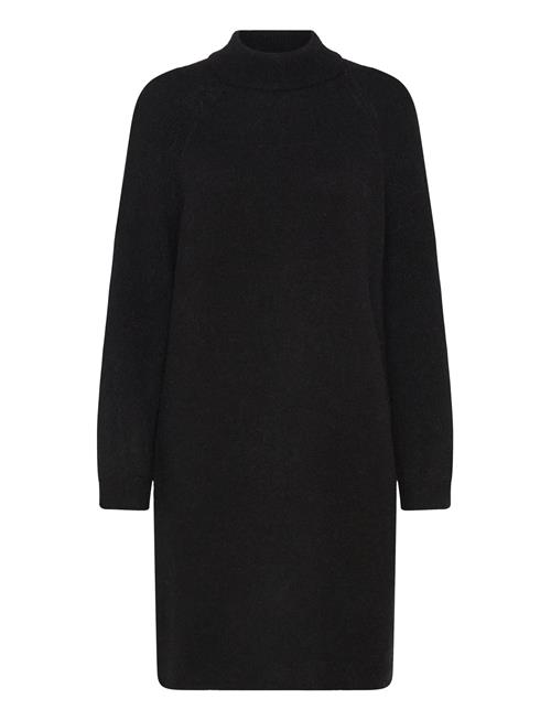 Slflulu Ls High Neck Knit Dress Selected Black