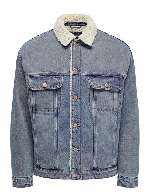 ONLY & SONS Onswilson Sherpa Dbtint 0970 Dnm Jacket ONLY & SONS Blue