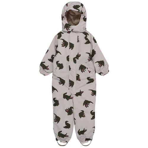 Konges Sløjd Crocodile Print Ski Suit White | Hvid | 2 years