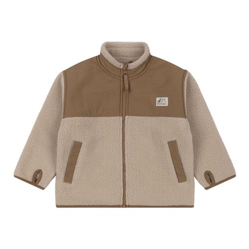 Se Konges Sløjd FLYNN FLEECE JACKET GRS TIGERS EYE | Gul | 18 months ved Babyshop