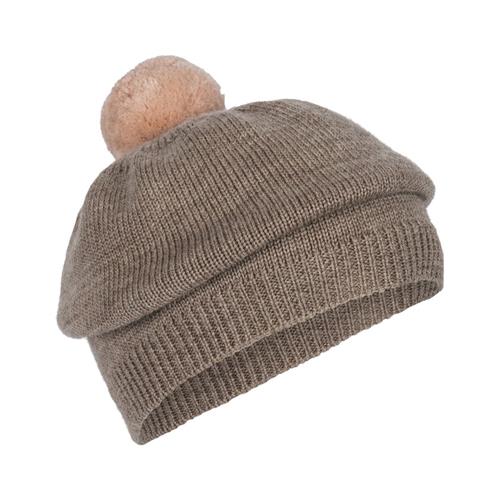 Konges Sløjd LOULI BERET SOFT BROWN | Brun | 5-8 years