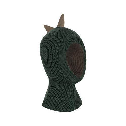 Konges Sløjd ANIMAL BALACLAVA GREEN | Grønn | 12-18 months