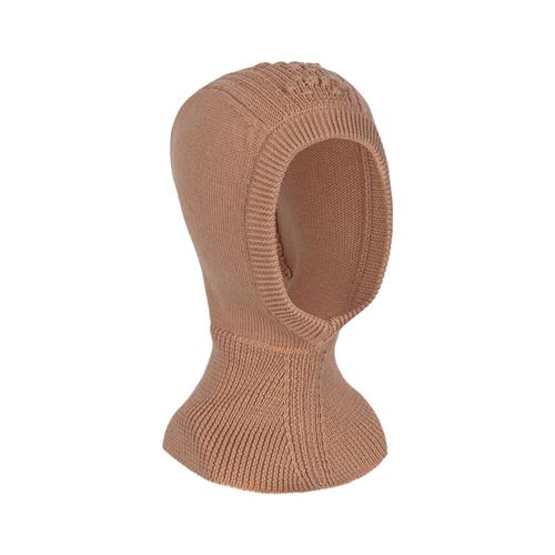 Se Konges Sløjd CABBY Balaclava Maple Sugar | Beige | 6-9 months ved Babyshop