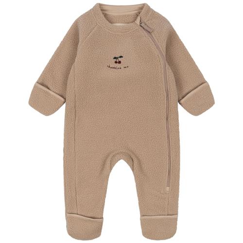 Se Konges Sløjd SAFA ONESIE GRS SMOKE GRAY | Grå | 12 months ved Babyshop