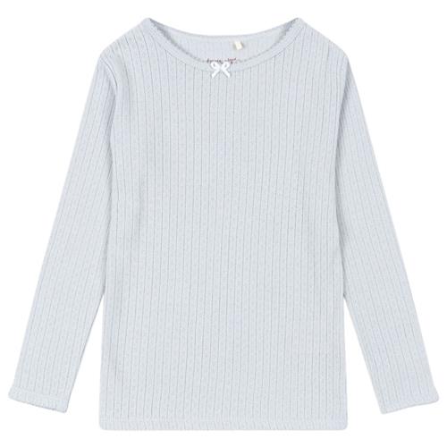 Se Konges Sløjd Minnie Blouse Gots - Gray Dawn | Grå | 7-8 years ved Babyshop