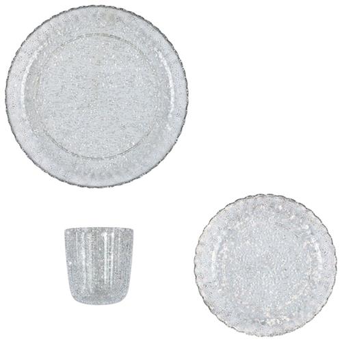 Konges Sløjd Dinner Set Glitter Sparkling Blue | Blå | 0