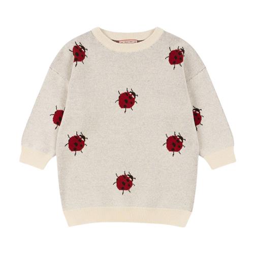 Se Konges Sløjd Lapis Knit Dress - Ladybug | Lyserød | 18 months ved Babyshop