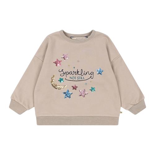 Se Konges Sløjd Lou Sequin Sweatshirt Ocs French Oak | Beige | 2 years ved Babyshop