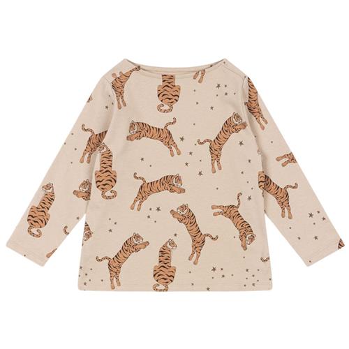 Konges Sløjd Drey Longsleeve Tee Gots Tiger | Beige | 18 months