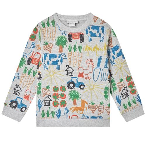 Stella McCartney Kids Mønstret Sweatshirt Grå | Grå | 6 years