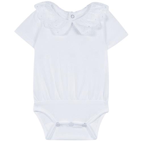 Se Tartine et Chocolat Babybody Med Flæsekrave Hvid | Hvid | 6 months ved Babyshop