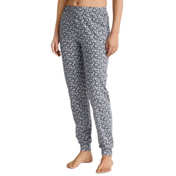 Calida Favourites Lavender Pyjama Pants Marine mønster bomuld Medium Dame