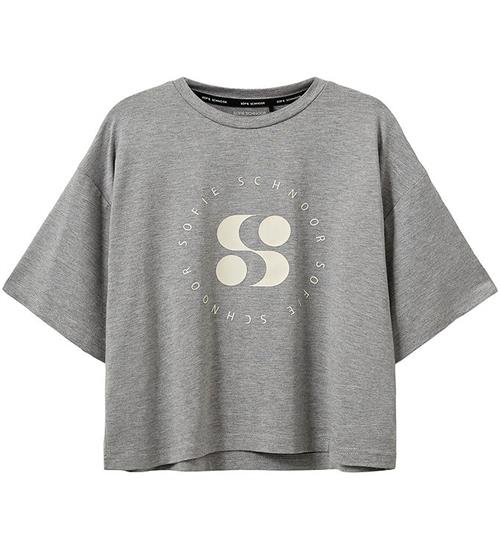 Se Sofie Schnoor T-shirt - Grey Melange ved KidsWorld