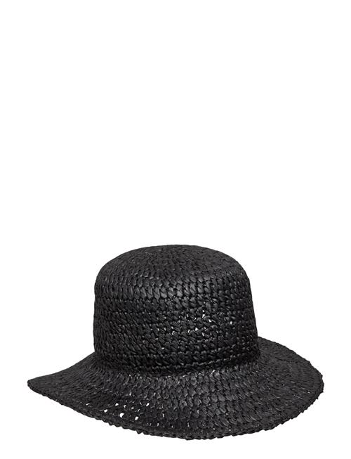 Lindex Straw Hat Crochet Basic Lindex Black