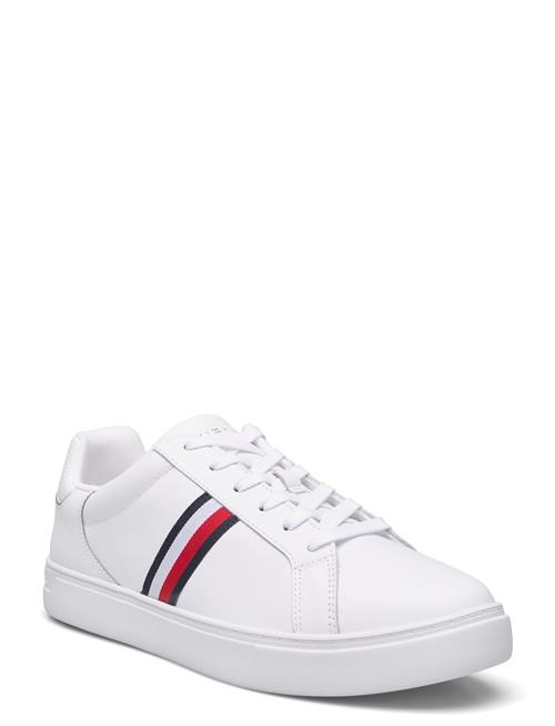 Se Tommy Hilfiger Essential Court Sneaker Stripes Tommy Hilfiger White ved Booztlet