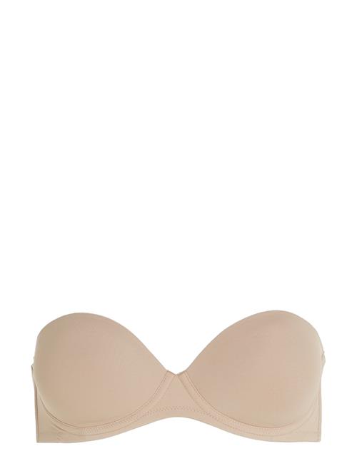 Se Calvin Klein Strapless Push Up Calvin Klein Beige ved Booztlet