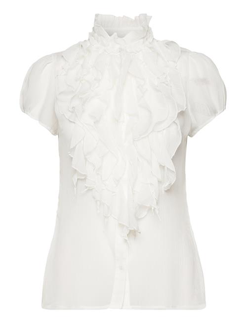 Se Saint Tropez Liljasz Crinkle Ss Shirt Saint Tropez White ved Booztlet