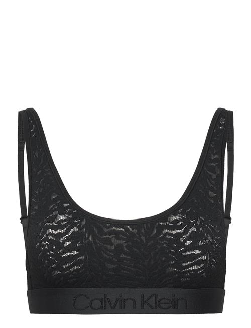 Se Calvin Klein Unlined Bralette Calvin Klein Black ved Booztlet