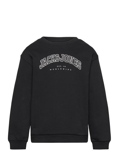 Jack & Jones Jjecaleb Varsity Sweat Crew Nck Noos Mni Jack & J S Black