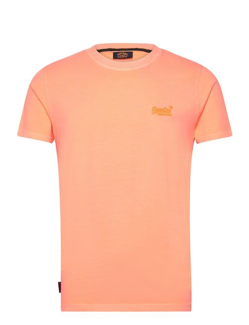 Superdry Essential Logo Emb Neon Tee Superdry Orange