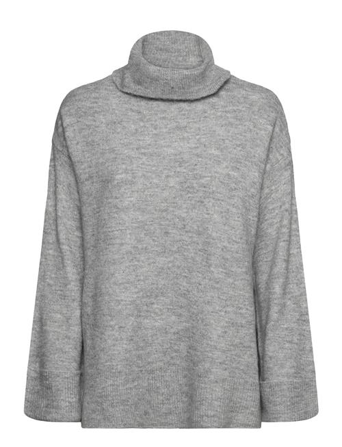 Vila Virolfie L/S Highneck Knit Pullover/Ka Vila Grey