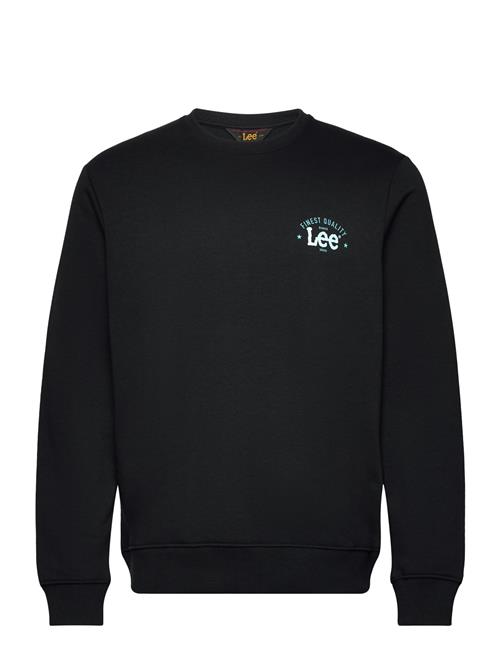 Se Lee Jeans Logo Crew Sws Lee Jeans Black ved Booztlet