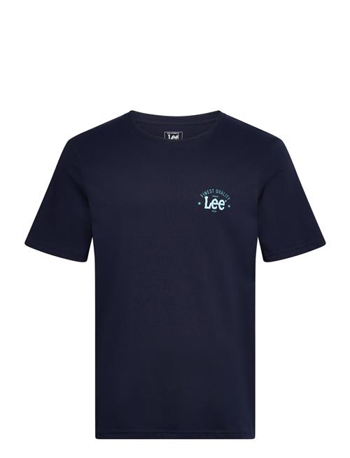 Se Lee Jeans Big Logo Tee Lee Jeans Navy ved Booztlet