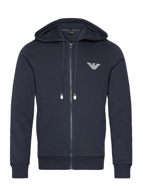 Emporio Armani Men's Knit Hooded Sweatshirt Emporio Armani Navy