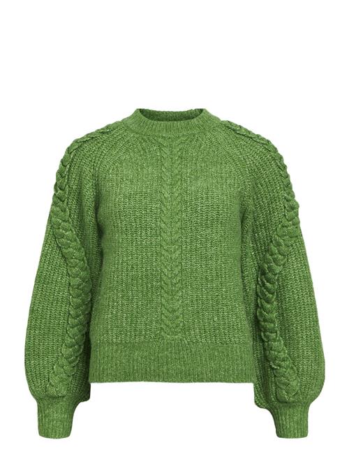 Object Objruna Knit L/S Re Pullover 134 Object Green