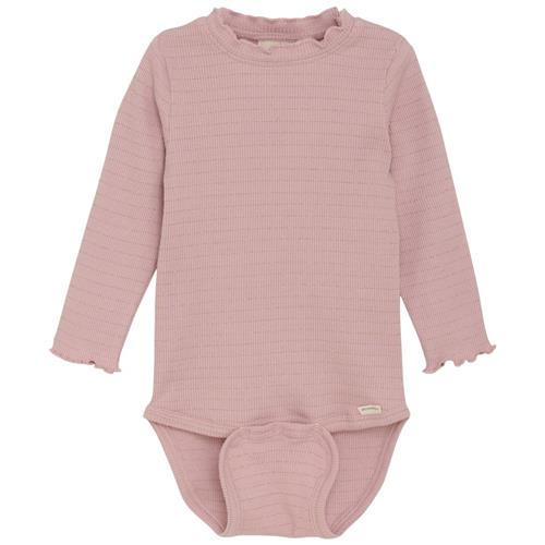 Minymo Baby body i Pale Mauve | Lyserød | 68 cm