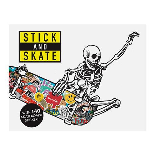 Se New Mags Stick & Skate Stickers Book Lk1034 Hvid ved Quint