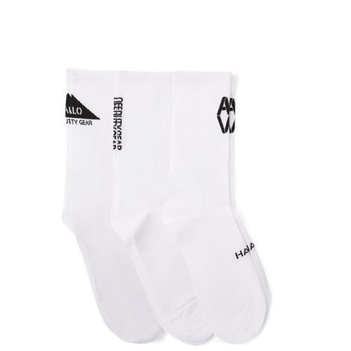 Se Halo 3-pack Cotton Socks White ved Quint