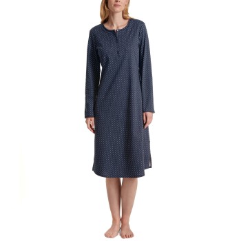 Se Calida Midnight Dreams Nightdress Marine mønster bomuld Medium Dame ved Timarco