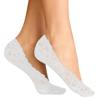 Falke KGaA Falke Strømper Vedette Women No Show Sock Hvid polyamid Str 35/36  Dame